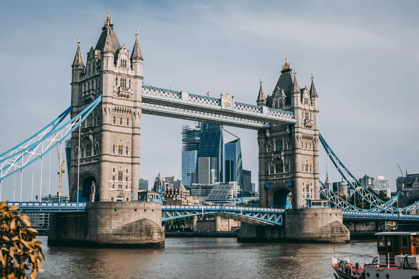 Tower Bridge over the River Thames in London, United Kingdom